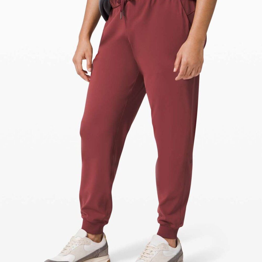 Lululemon On the Fly Jogger Pants Savannah Red Athletic Pants 12‎